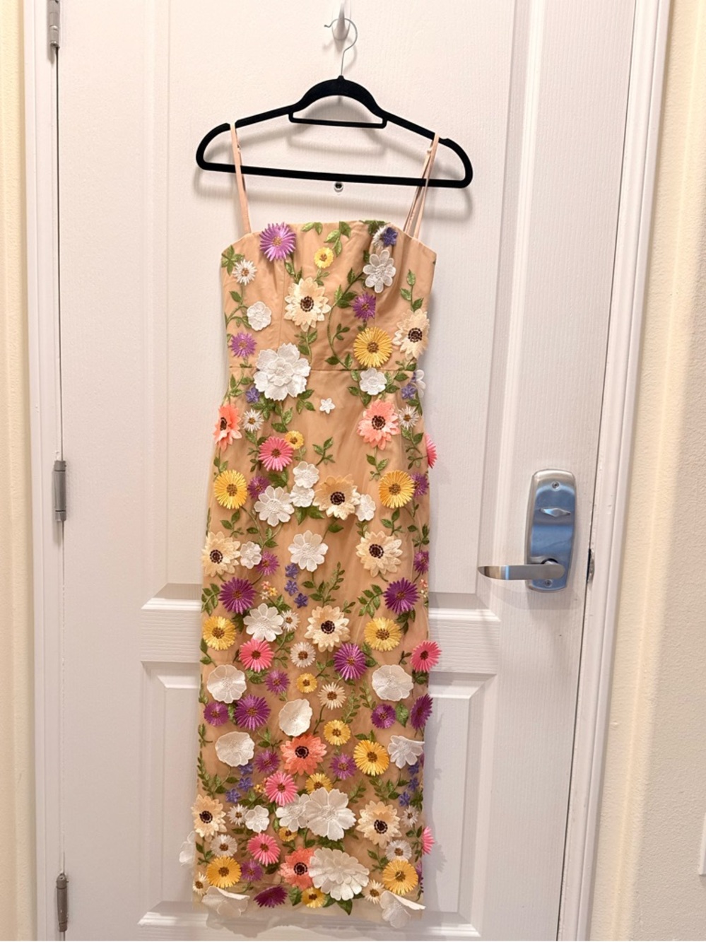 Helsi Gemma 3D floral Embroidered Midi Dress in Multi Size XS NWT - Picture 2 of 7